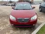 2008 red /TAN Hyundai Elantra GLS (KMHDU46D78U) with an 2.0L L4 DOHC 16V engine, Manual transmission, located at 14700 Tomball Parkway 249, Houston, TX, 77086, (281) 444-2200, 29.928619, -95.504074 - Photo#1